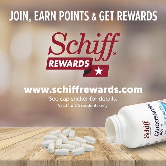 Schiff Glucosamine 2000mg Joint Supplement with Vitamin D3 and Hyaluronic Acid