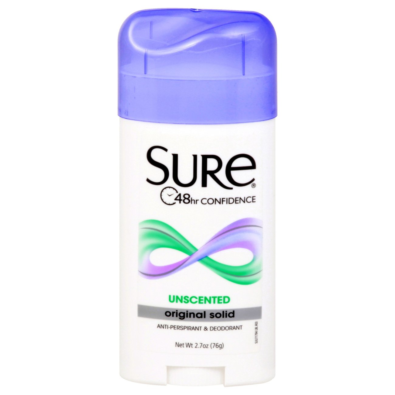 Sure Original Solid Unscented Antiperspirant & Deodorant