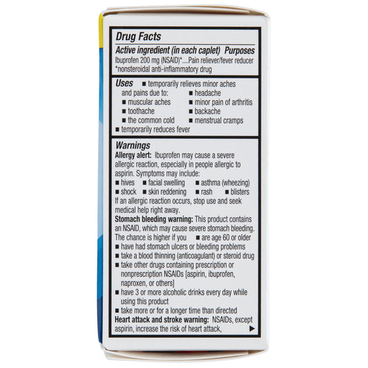 H-E-B Ibuprofen 200 mg Coated Caplets
