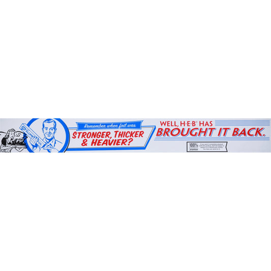 H-E-B Texas Tough Heavy Duty 12" Aluminum Foil