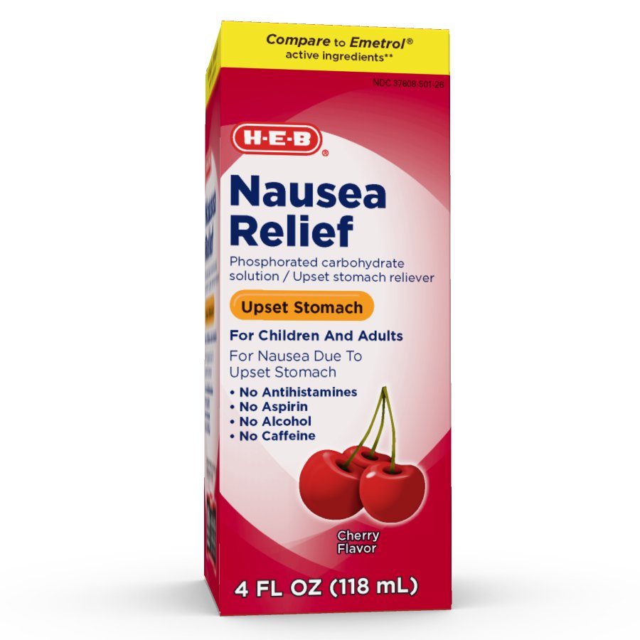 H-E-B Nausea Relief Cherry Flavored Liquid