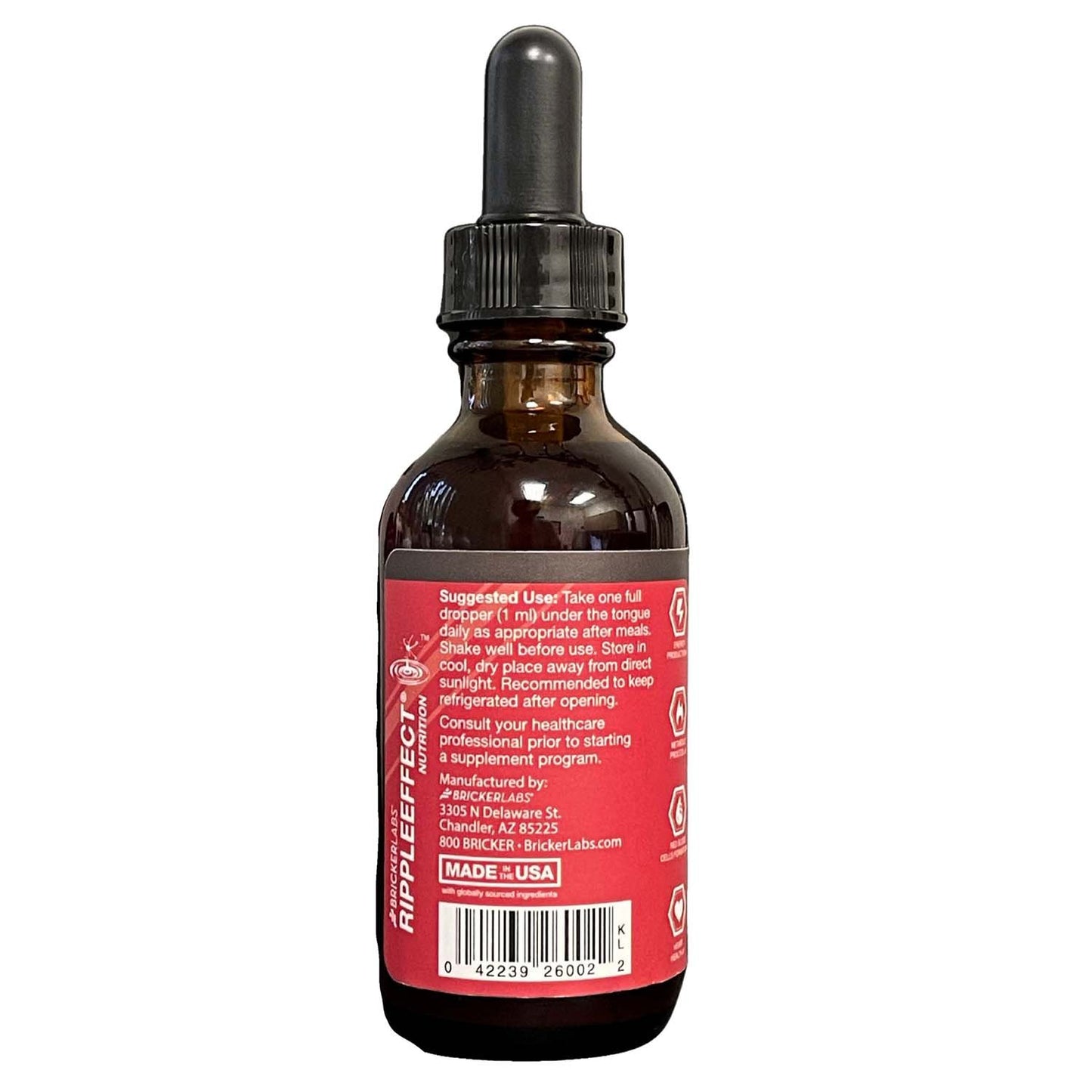 Bricker Labs B-12 Blast Vitamin B12 & Folic Acid Supplement - Raspberry