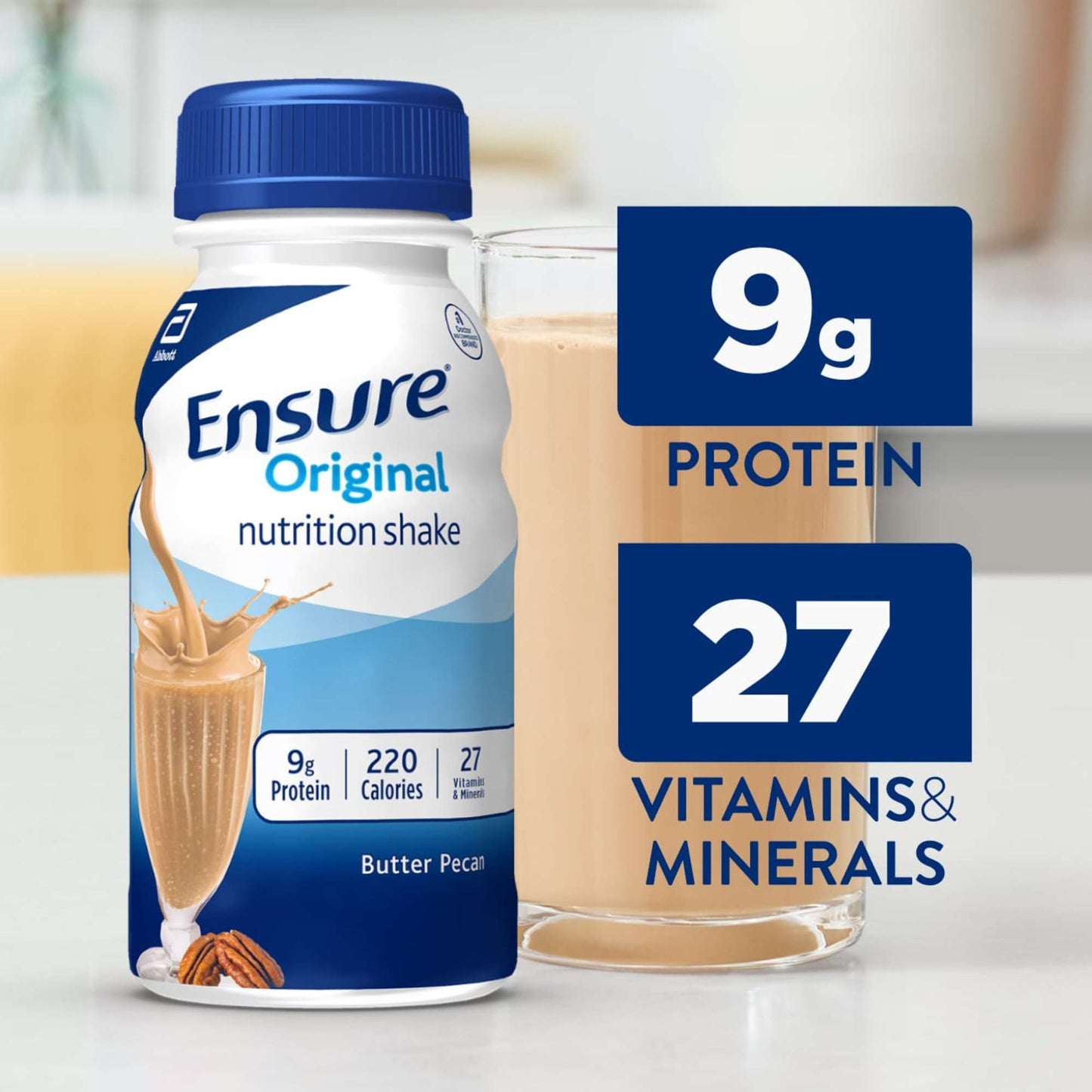 Ensure Original Nutrition Shakes 6 pk Bottles - Butter Pecan