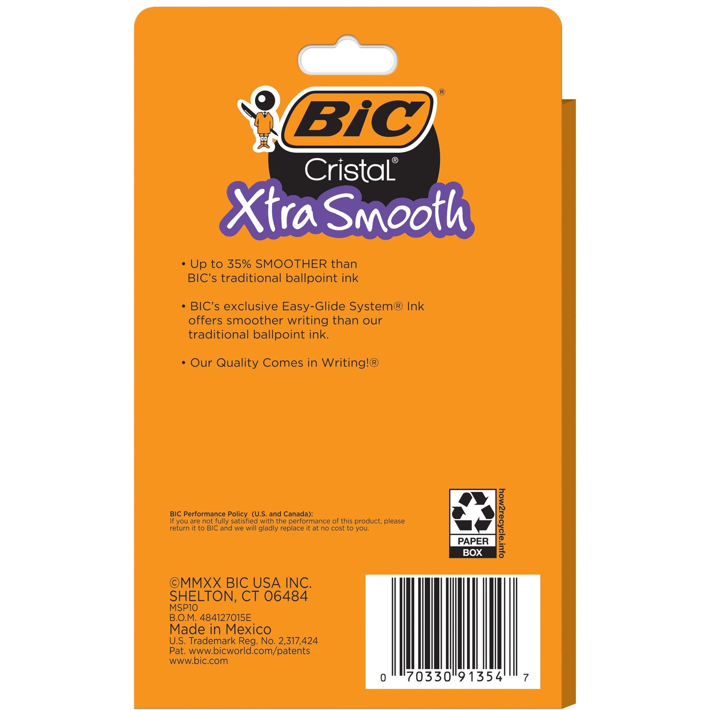 BIC Cristal Xtra Smooth 1.0mm Ball Pens - Red Ink