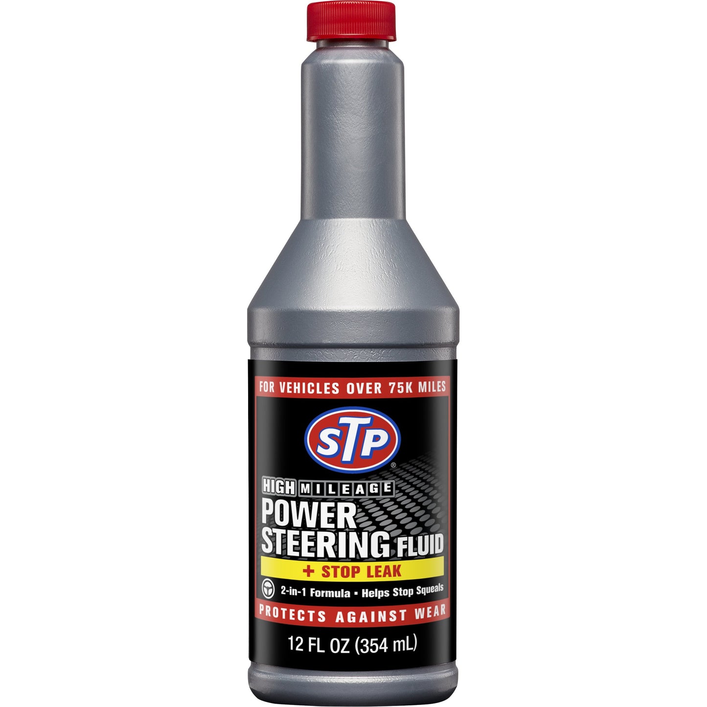 STP Power Steering Fluid, + Stop Leak