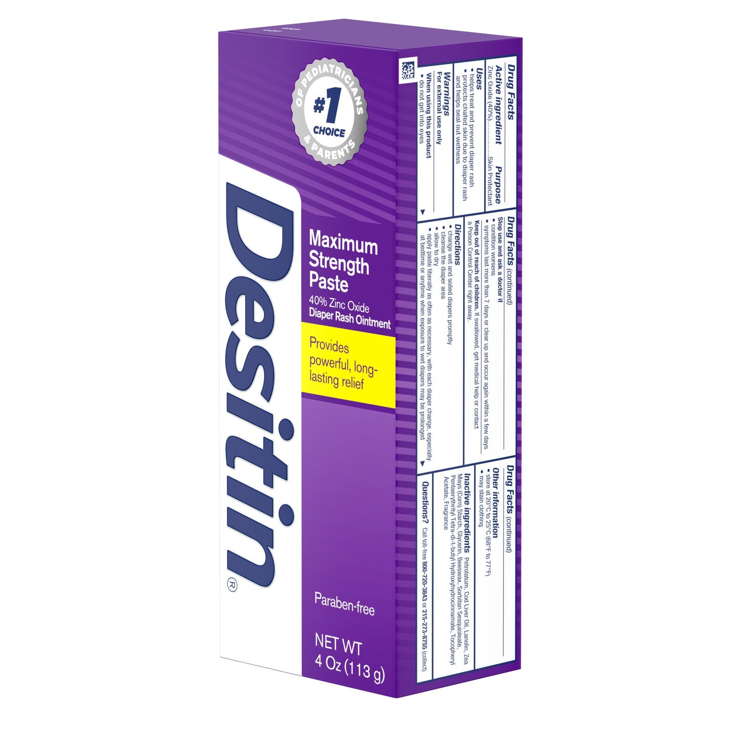 Desitin Maximum Strength Diaper Rash Cream with Zinc Oxide