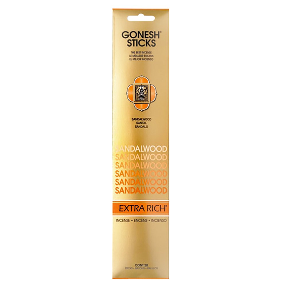 Gonesh Sandalwood Scented Extra Rich Incense Sticks