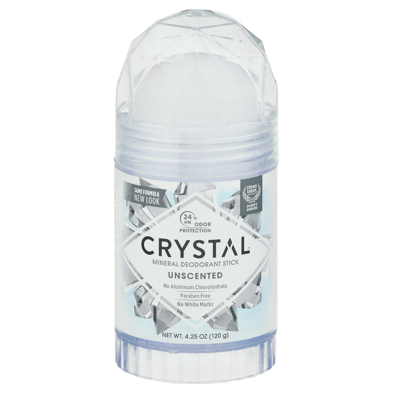 Crystal Hypoallergenic Fragrance Free Body Deodorant Stick