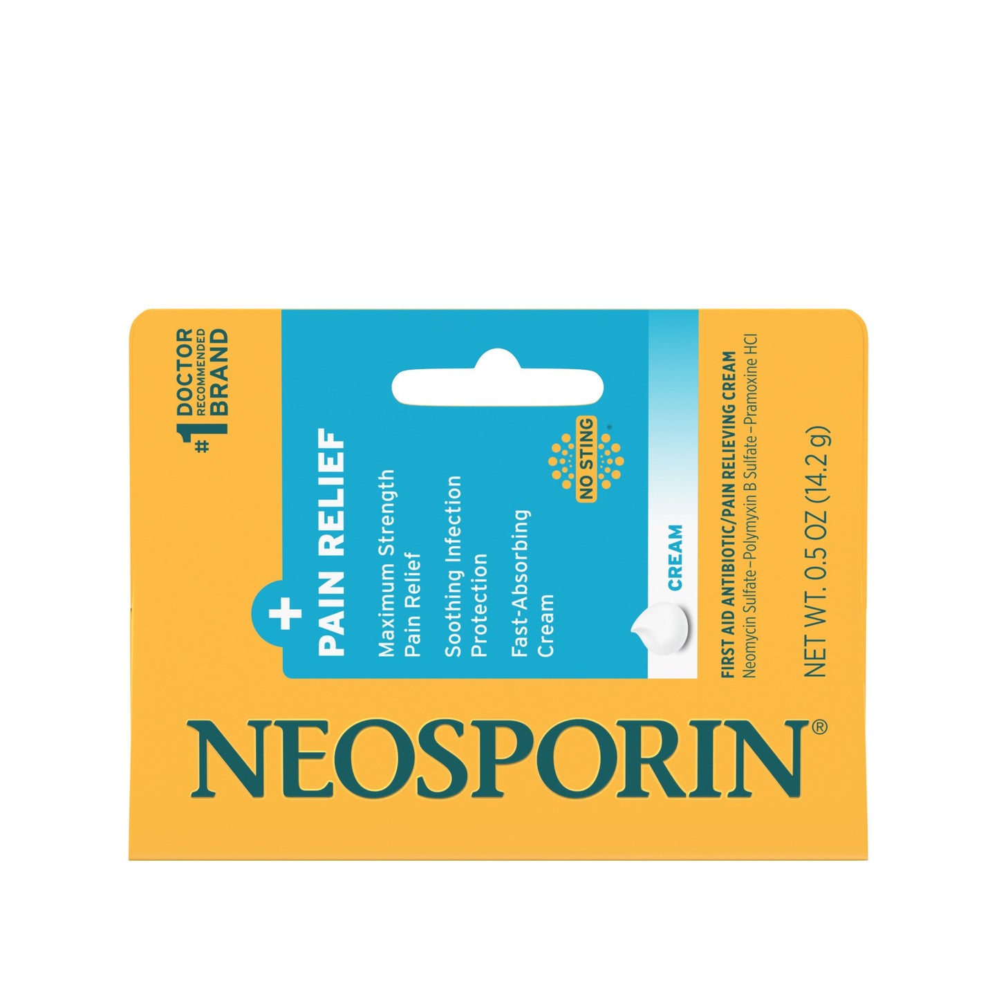 Neosporin Pain Relief Dual Action First Aid Antibiotic Cream