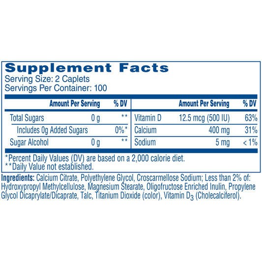 Citracal Calcium Citrate + D3 Petites Coated Tablets