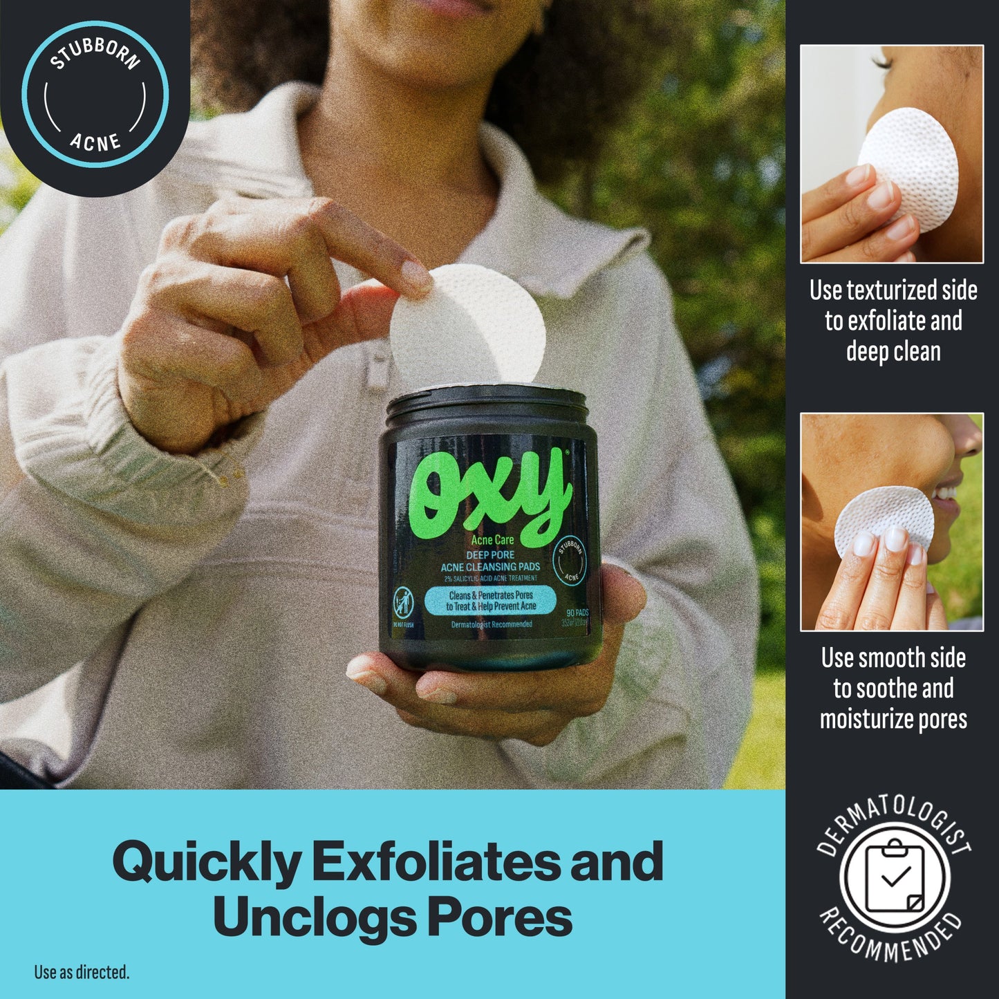 Oxy Deep Pore Acne Facial Cleansing Pads