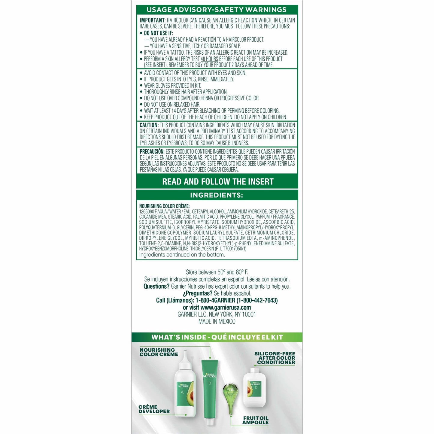 Garnier Nutrisse Nourishing Hair Color Creme - 100 Extra-Light Natural Blonde (Chamomile)