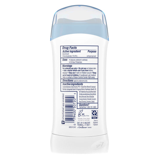 Dove Invisible Solid Antiperspirant Deodorant - Powder