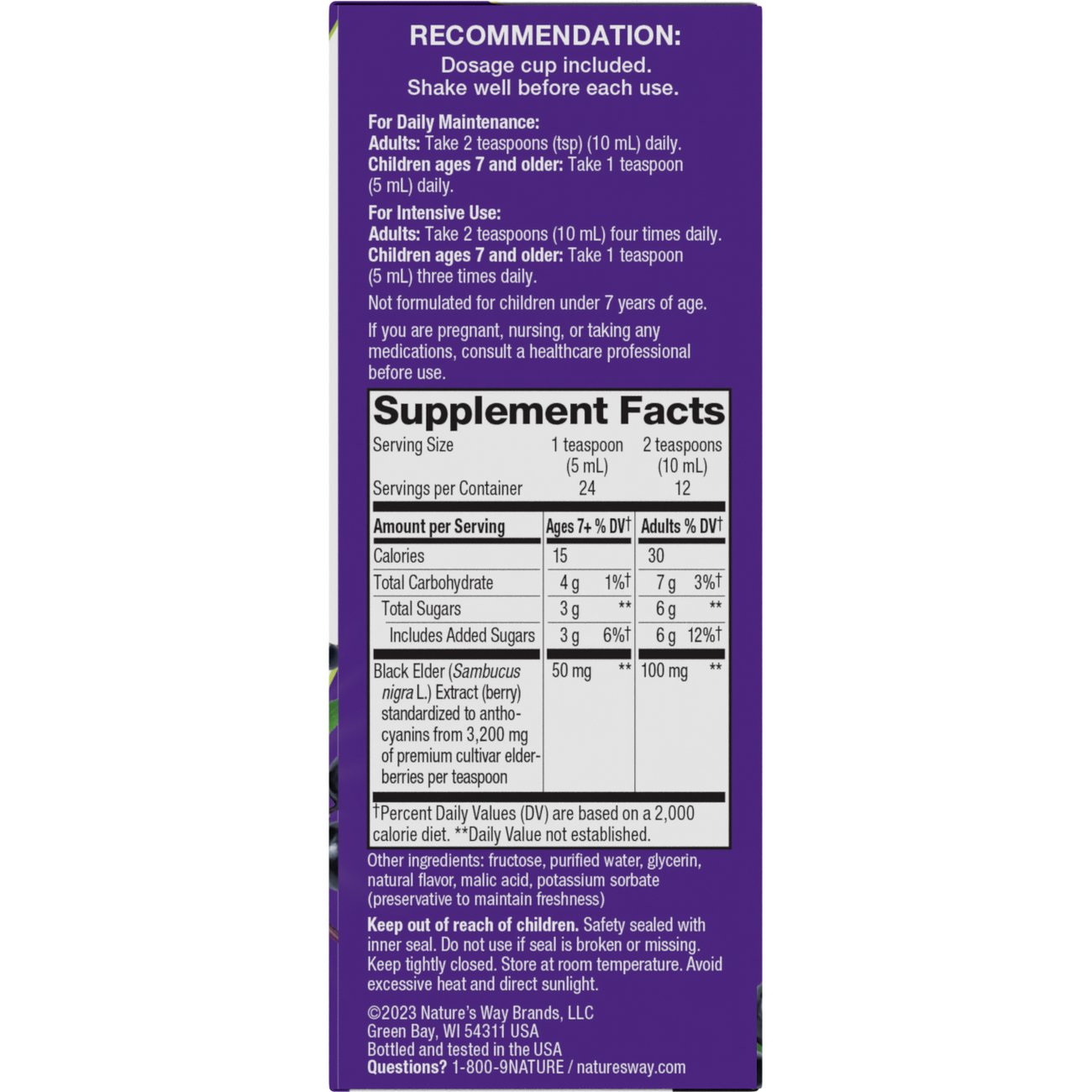 Nature's Way Sambucus Traditional Immune Syrup