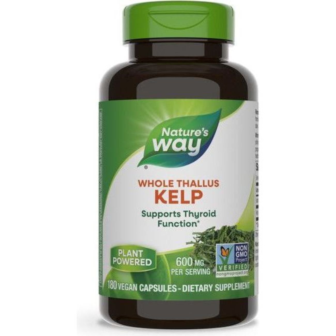 Nature's Way Whole Thallus Kelp Thyroid Function Capsules