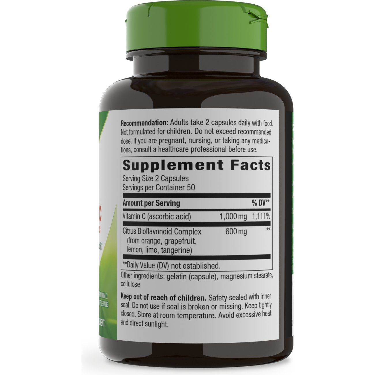 Nature's Way Vitamin C Bioflavonoids Capsules