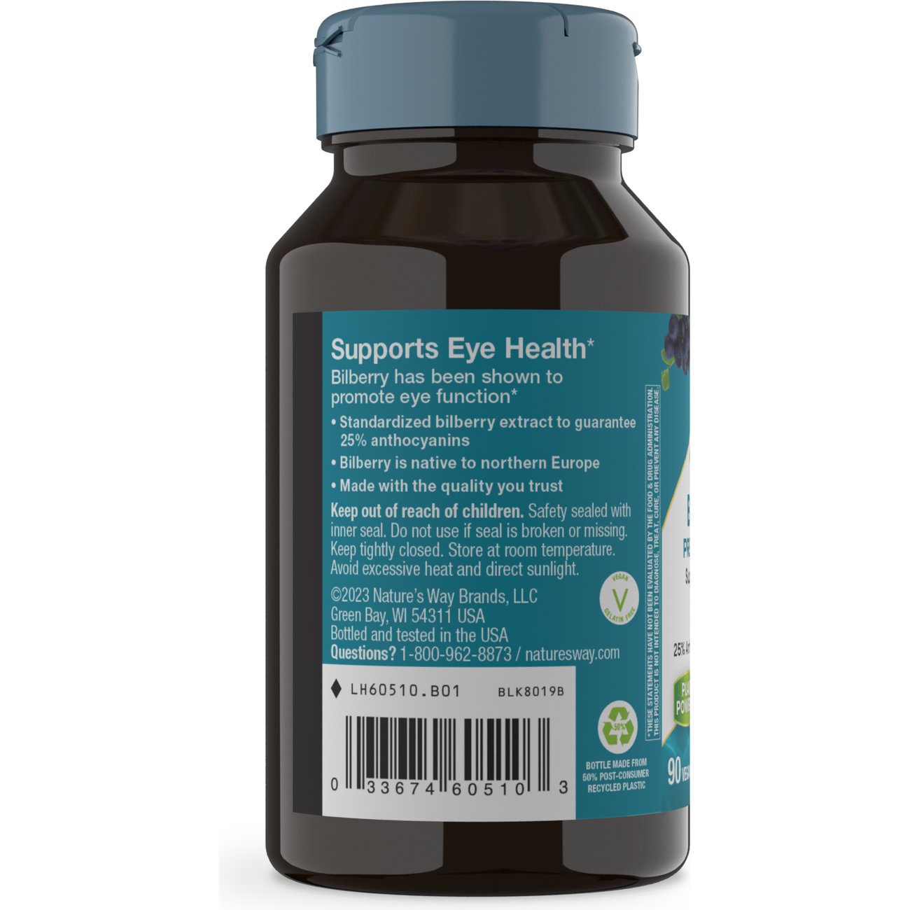 Nature's Way Bilberry Eye Health Capsules