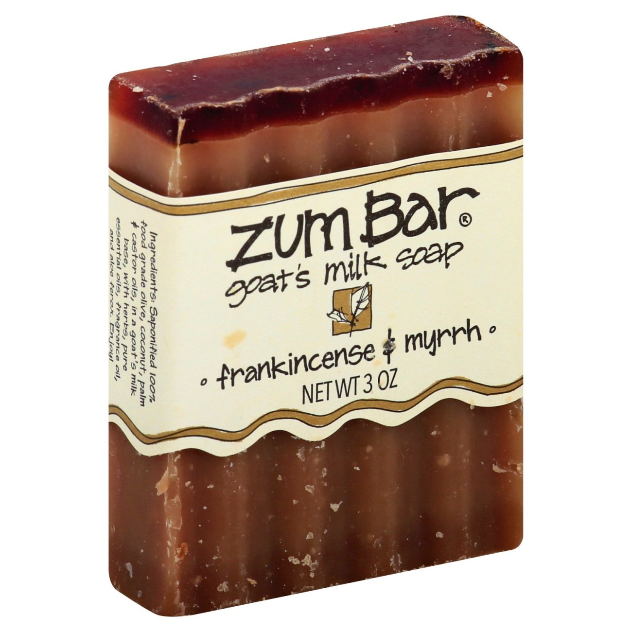 Indigo Wild Frankincense & Myrrh Zum Bar Goat's Milk Soap