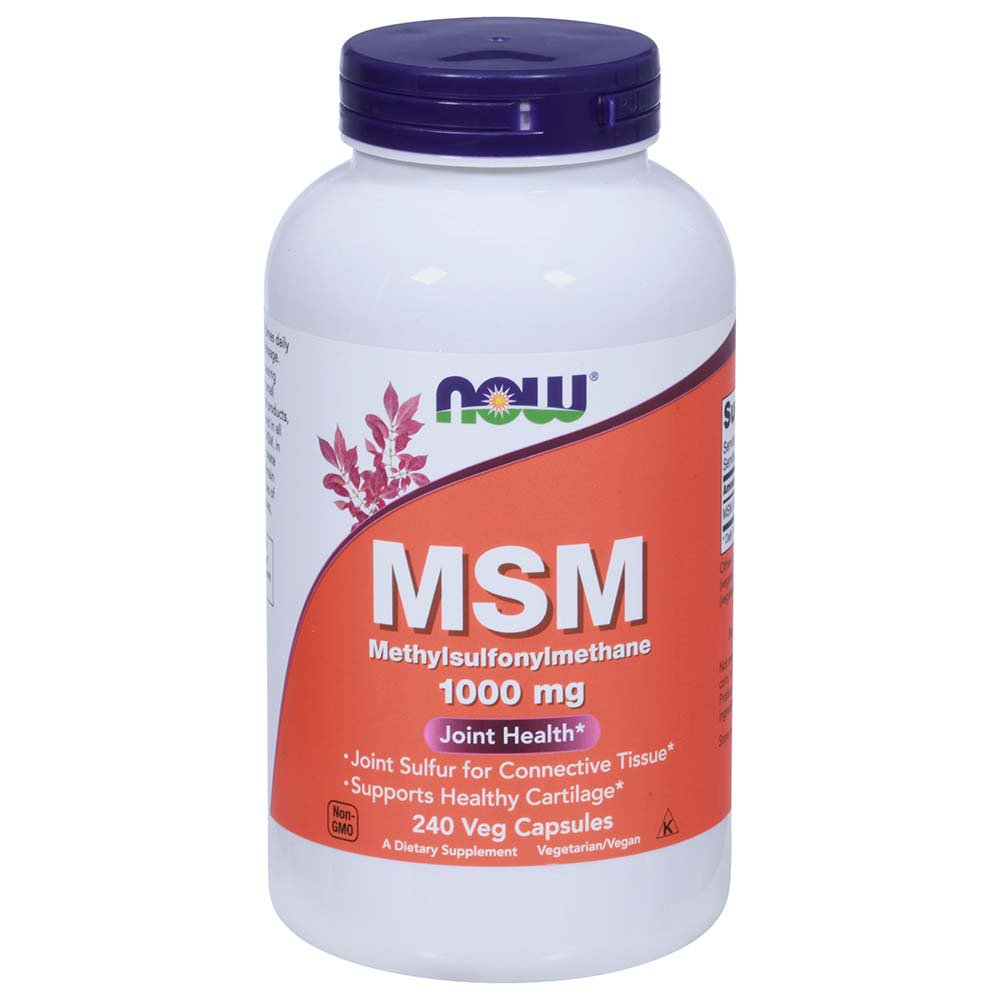 NOW MSM Methylsufonylmethane Veg Capsules - 1,000 mg