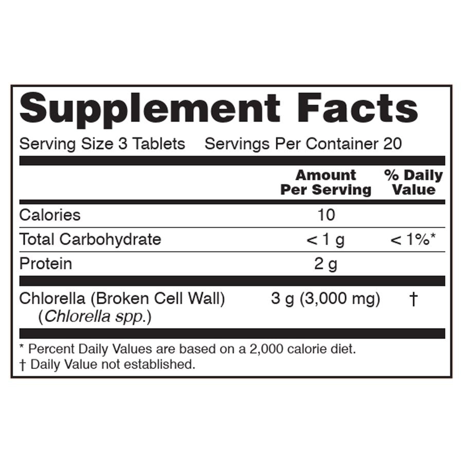 NOW Chlorella 1000 mg Tablets