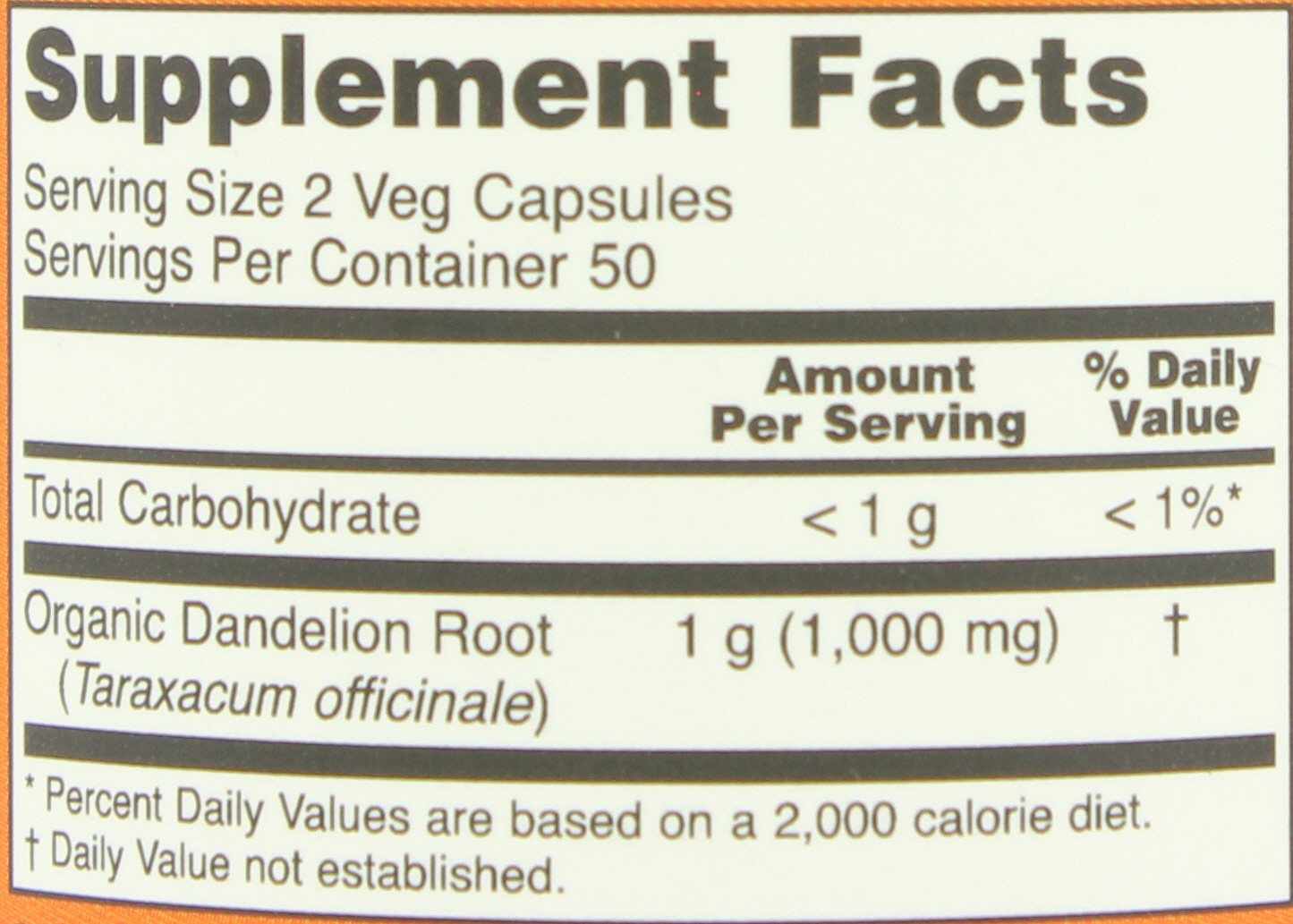 NOW Dandelion Root 500 mg Capsules
