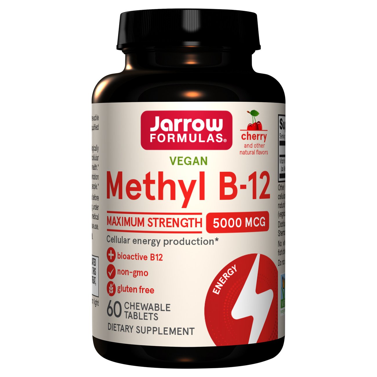 Jarrow Formulas Methyl B-12 Chewable Tablets - Cherry