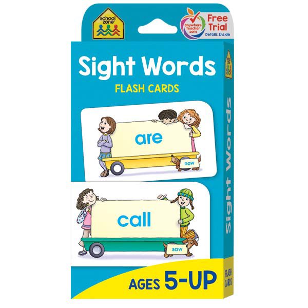 School Zone Sight Words Flash Cards