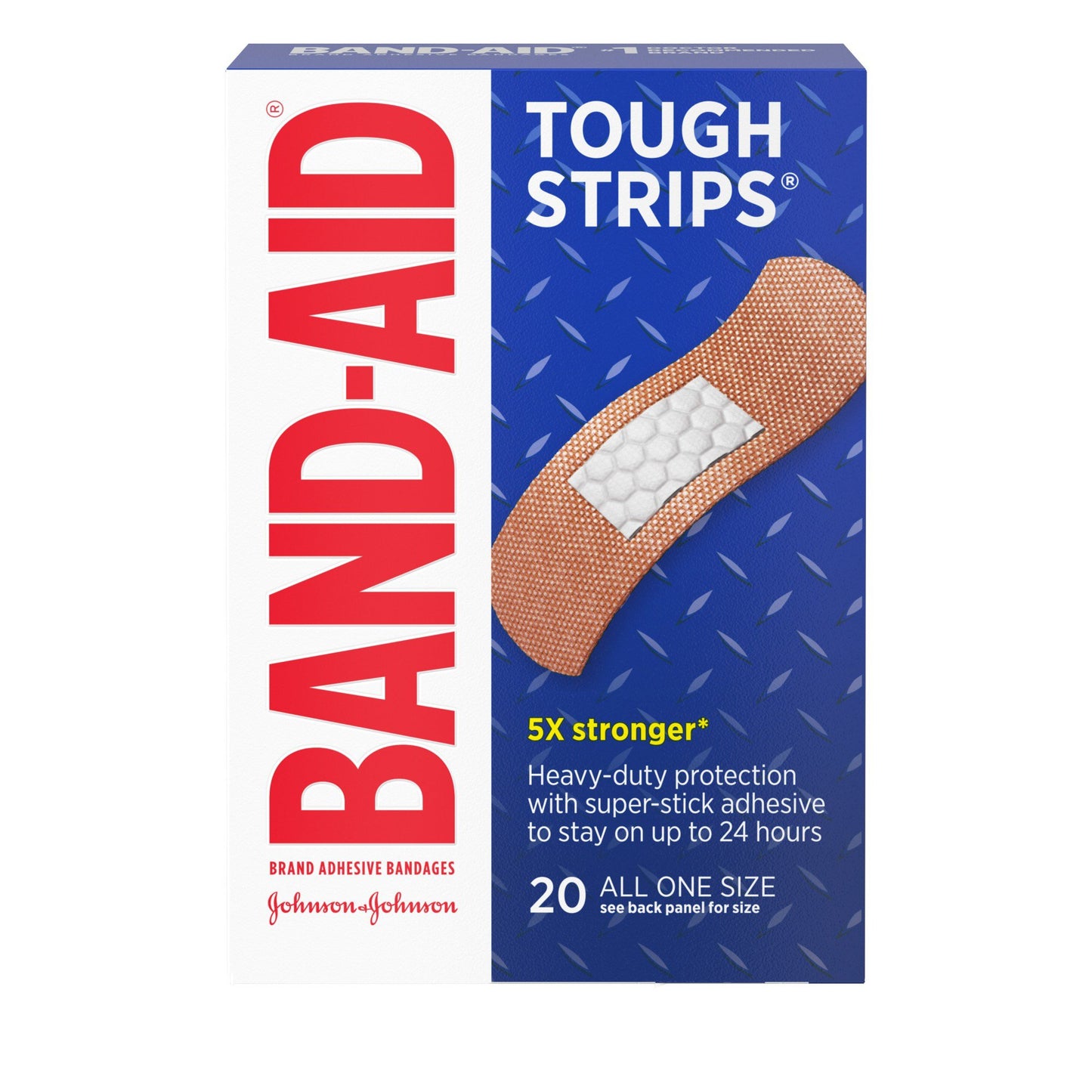 Band-Aid Heavy Duty Fabric Tough Strips Bandages