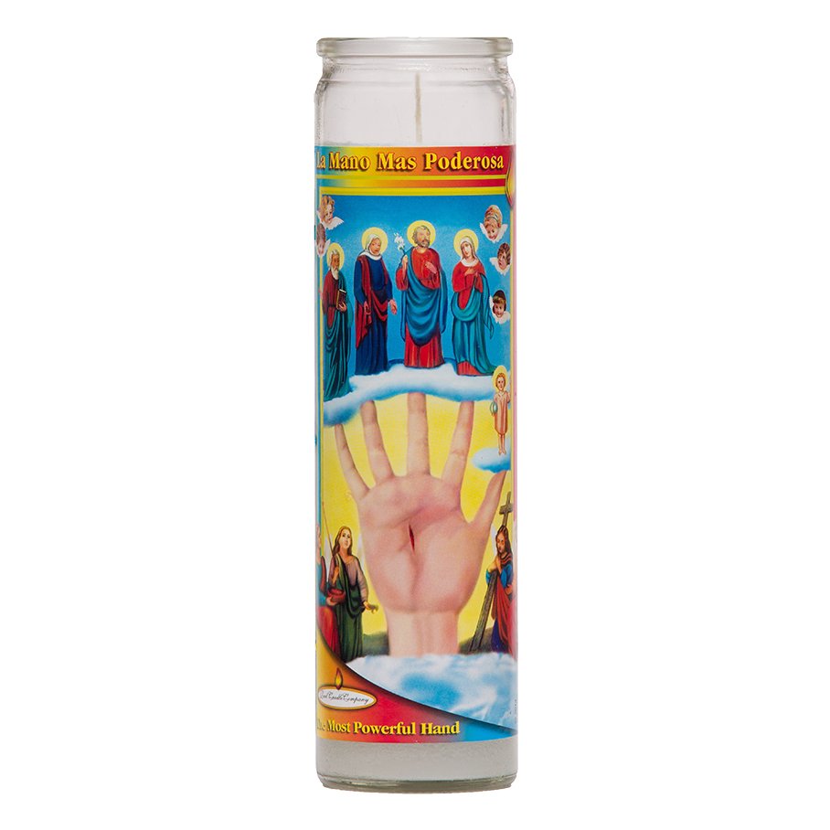 Brilux La Mano Mas Poderosa Religious Candle