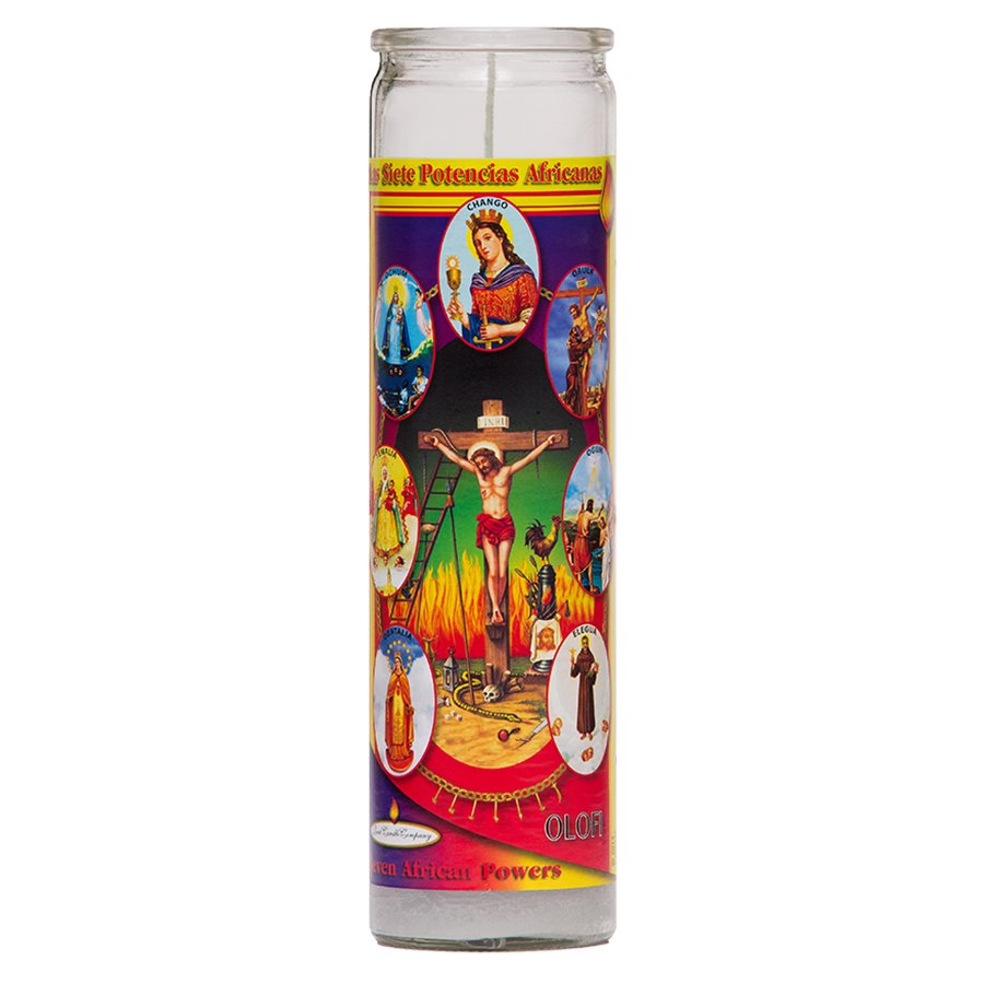 Brilux Seven African Powers Religious Candle