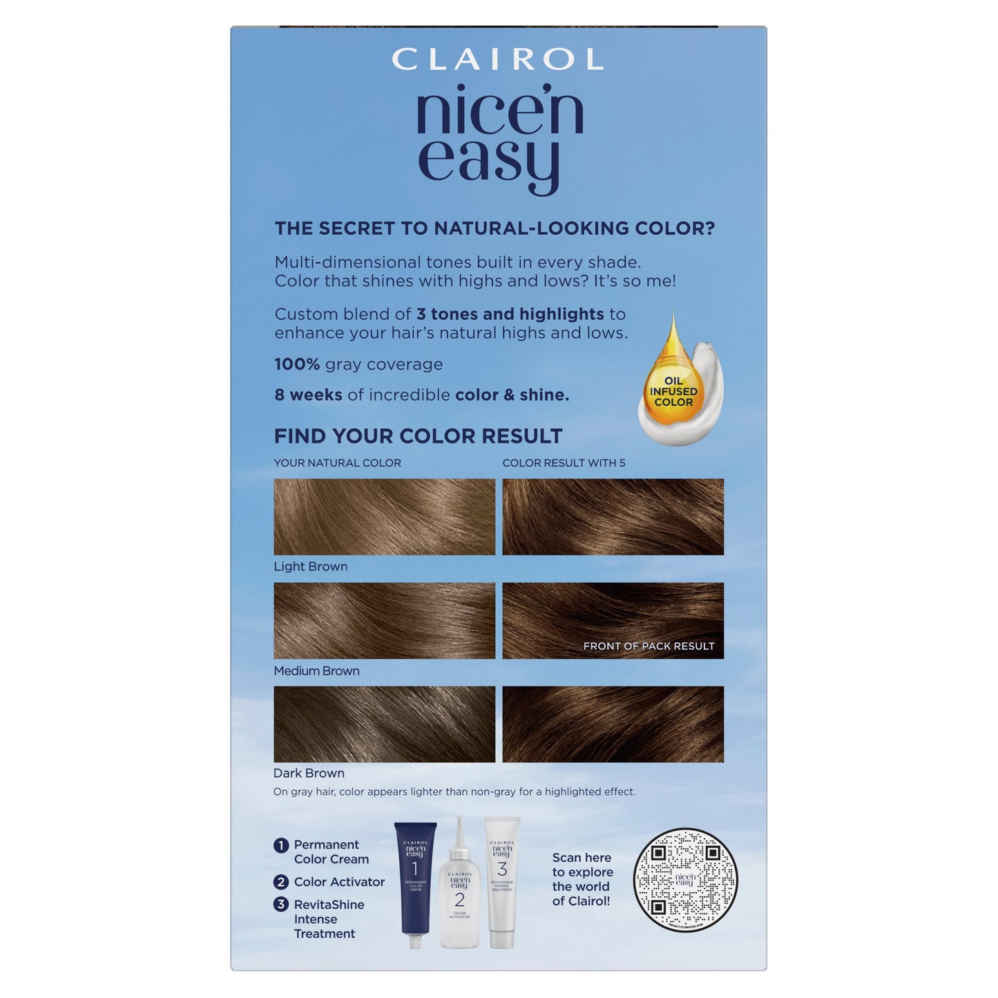 Clairol Nice 'N Easy Permanent Hair Color - 5 Medium Brown