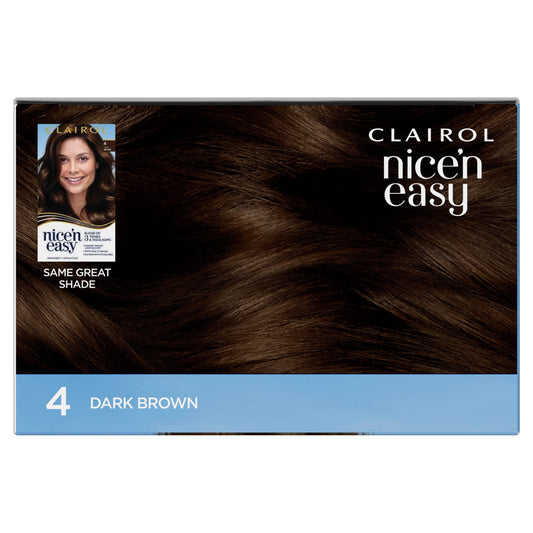 Clairol Nice 'N Easy Permanent Hair Color - 4 Dark Brown