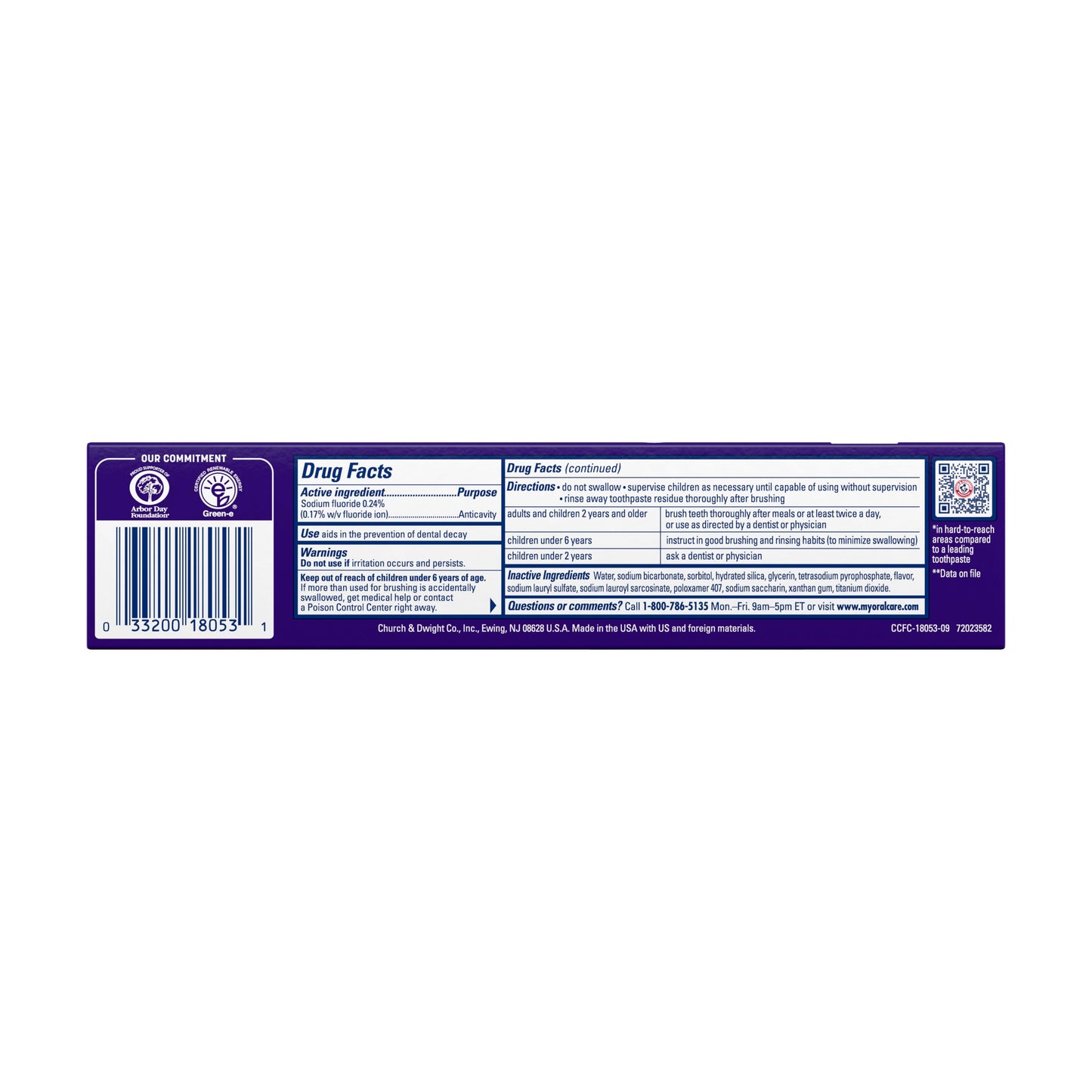 Arm & Hammer Complete Care Anticavity Fluoride Toothpaste – Fresh Mint