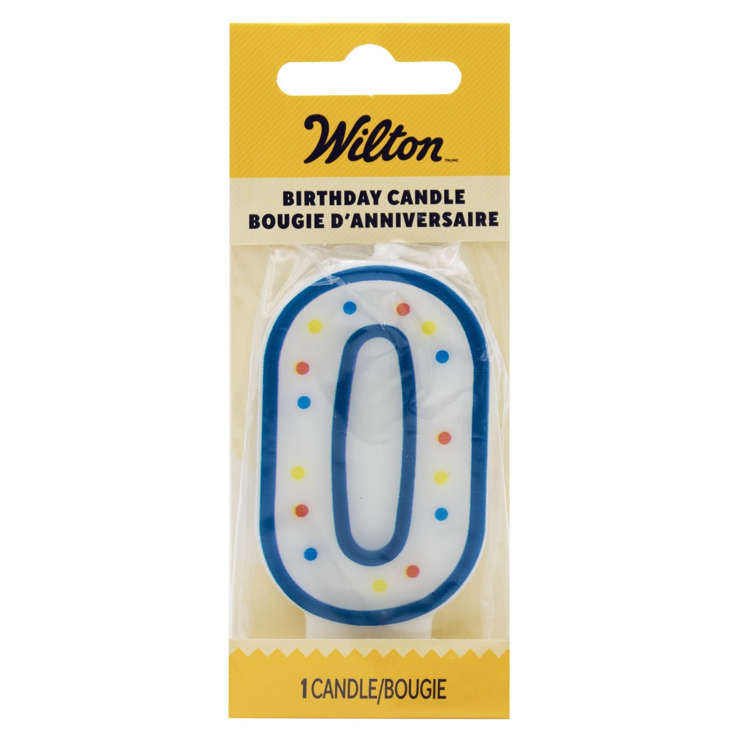 Wilton Numeral 0 Party Candle