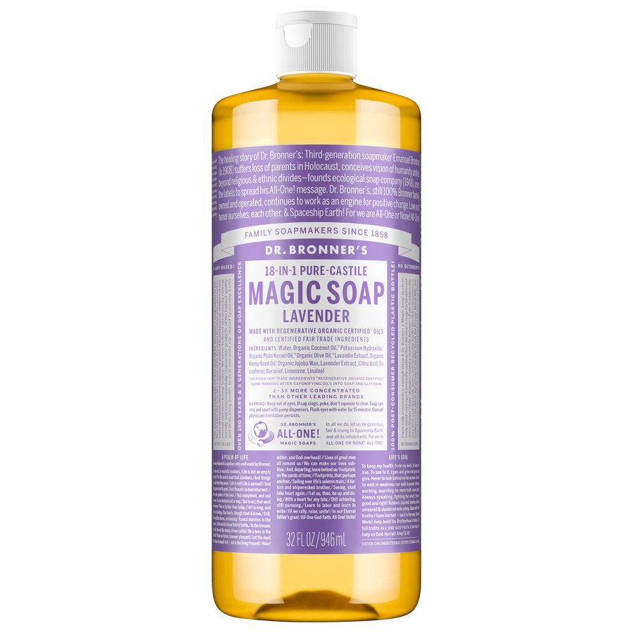 Dr. Bronner's 18-in-1 Pure-Castile Soap - Hemp Lavender