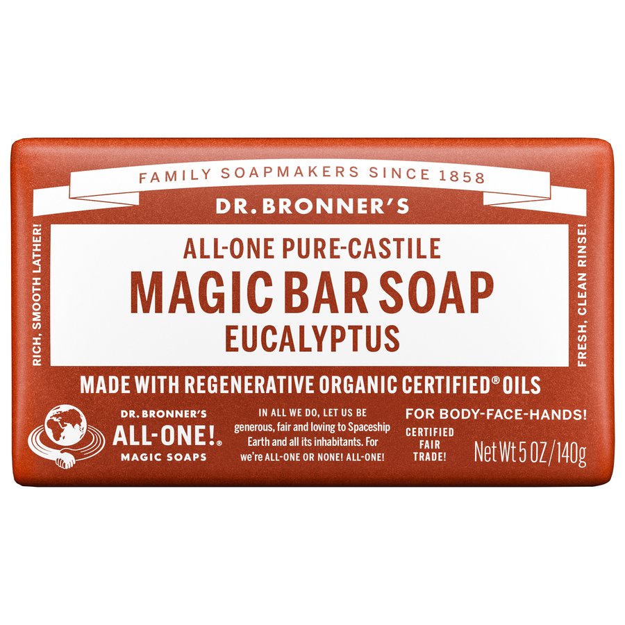 Dr. Bronner's Magic Soaps All-One Hemp Eucalyptus Pure-Castile Soap