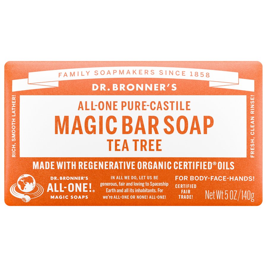 Dr. Bronner's Magic Soaps All-One Hemp Tea Tree Pure-Castile Soap