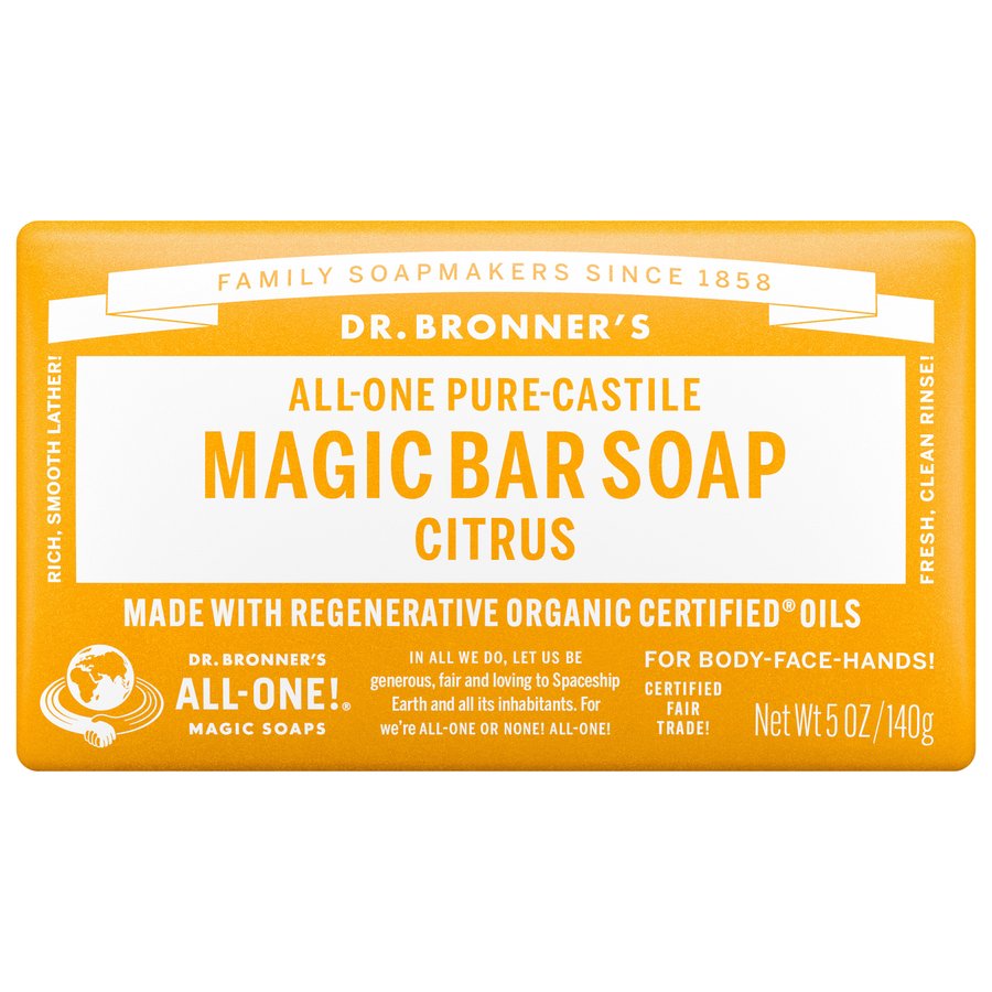 Dr. Bronner's Magic Soaps All-One Hemp Lemon Pure-Castile Soap