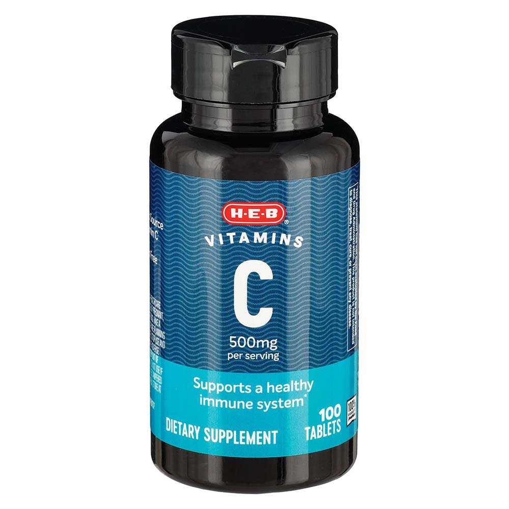 H-E-B Vitamins C 500 mg Tablets
