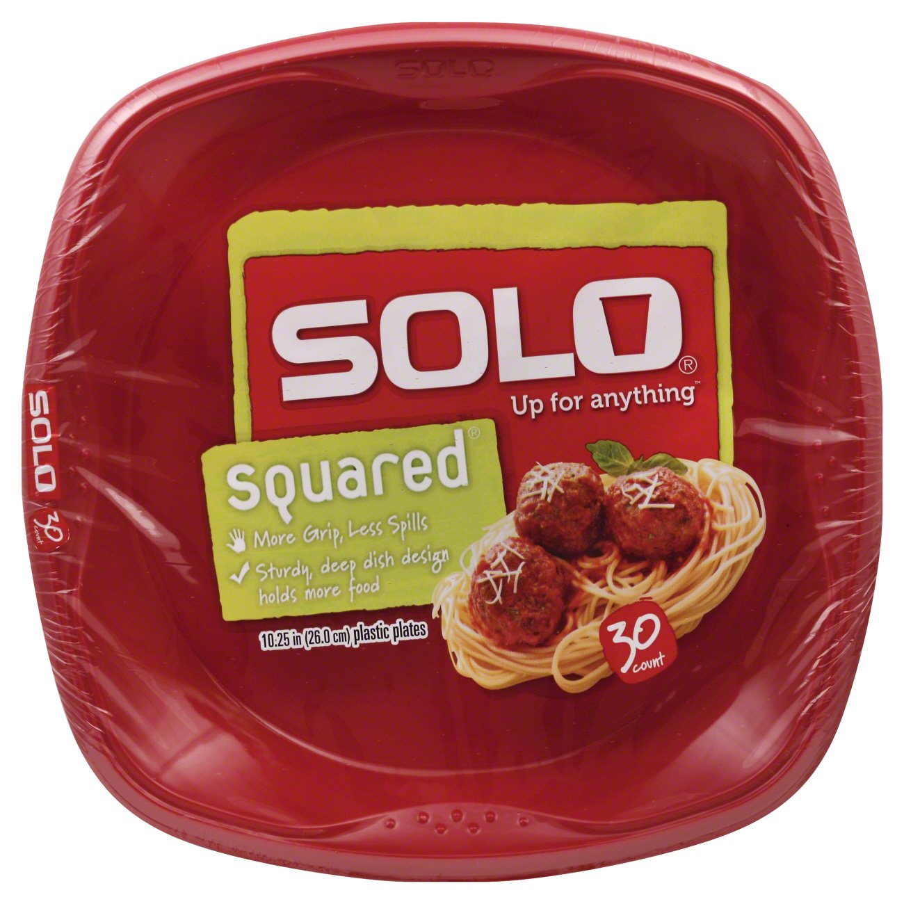 Solo Squared Polypropylene Plastic Plates, 10.25 inch