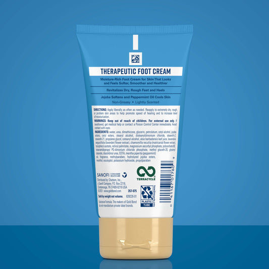 Gold Bond Therapeutic Foot Cream - Jojoba & Peppermint Oil