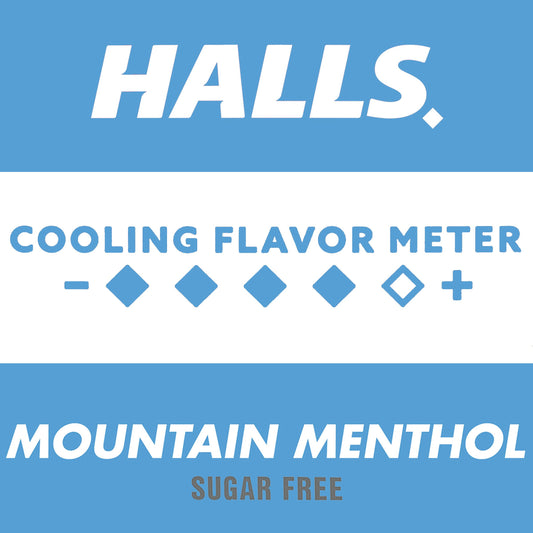 Halls Relief Cough Drops - Sugar Free Mountain Menthol