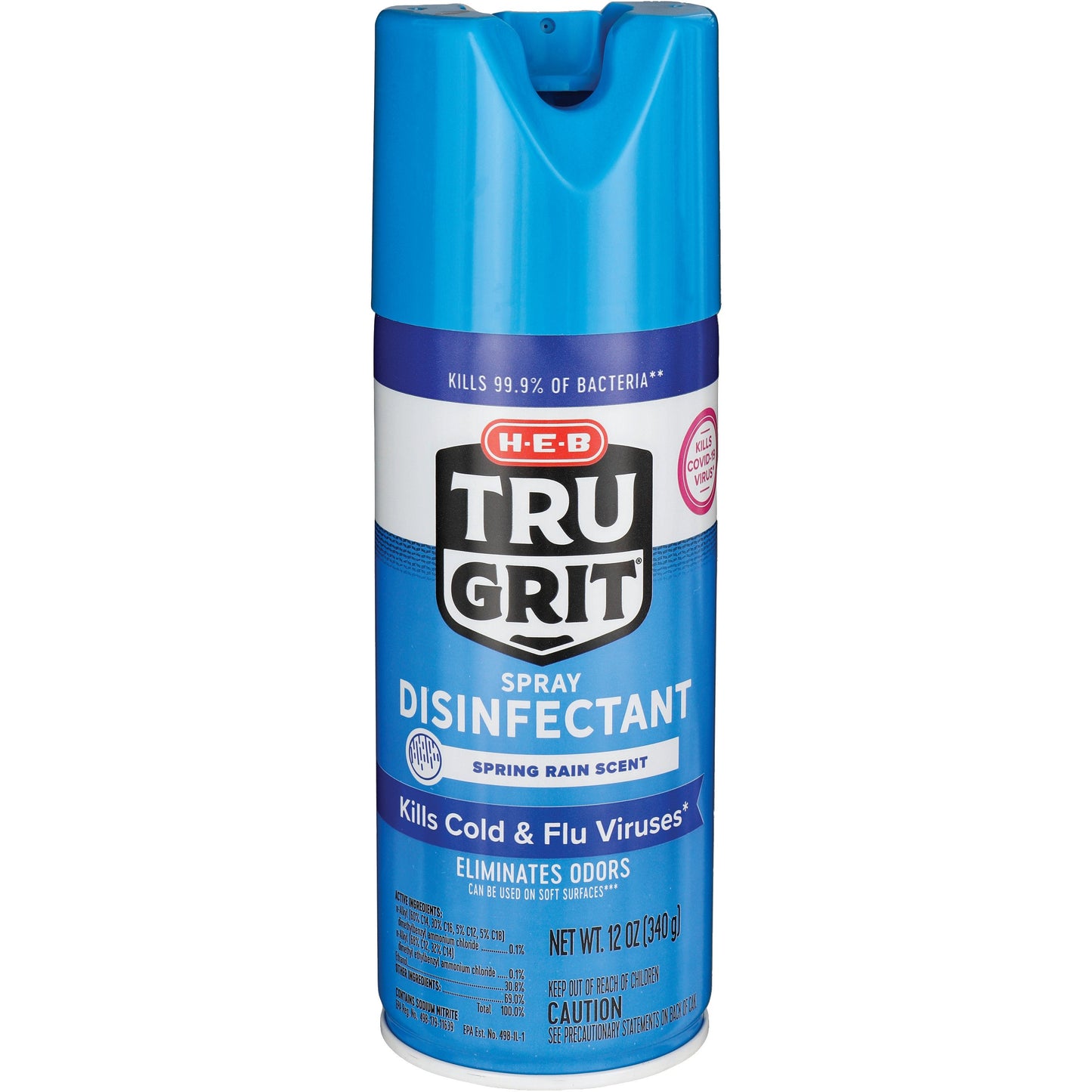 H-E-B Tru Grit Disinfectant Spray - Spring Rain