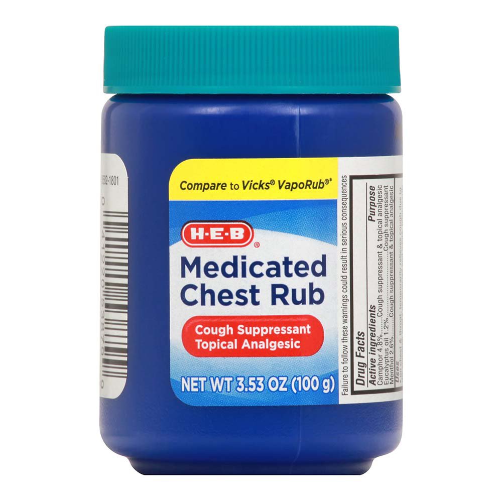 H-E-B Medicated Chest Rub