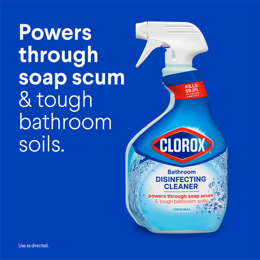 Clorox Bathroom Disinfecting Cleaner Spray Bottle - Original