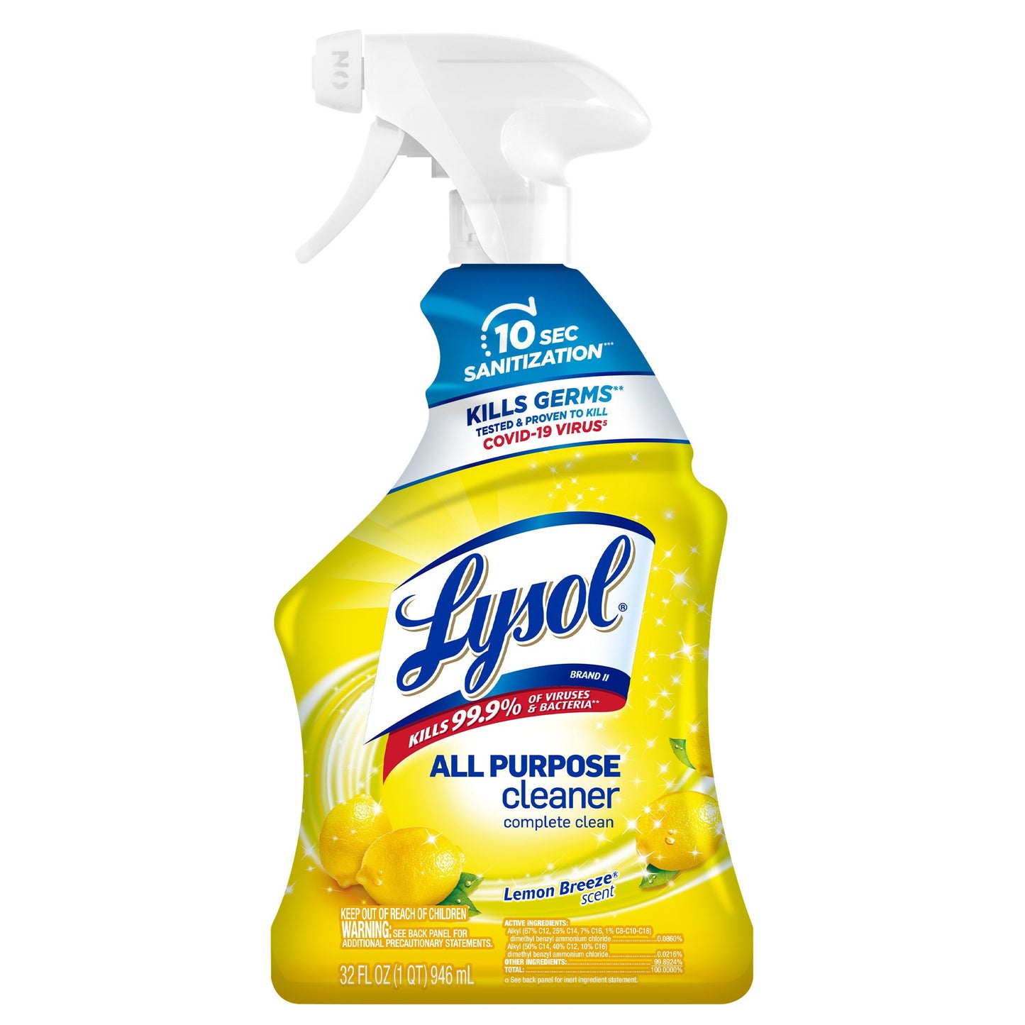 Lysol All Purpose Cleaner Spray - Lemon Breeze