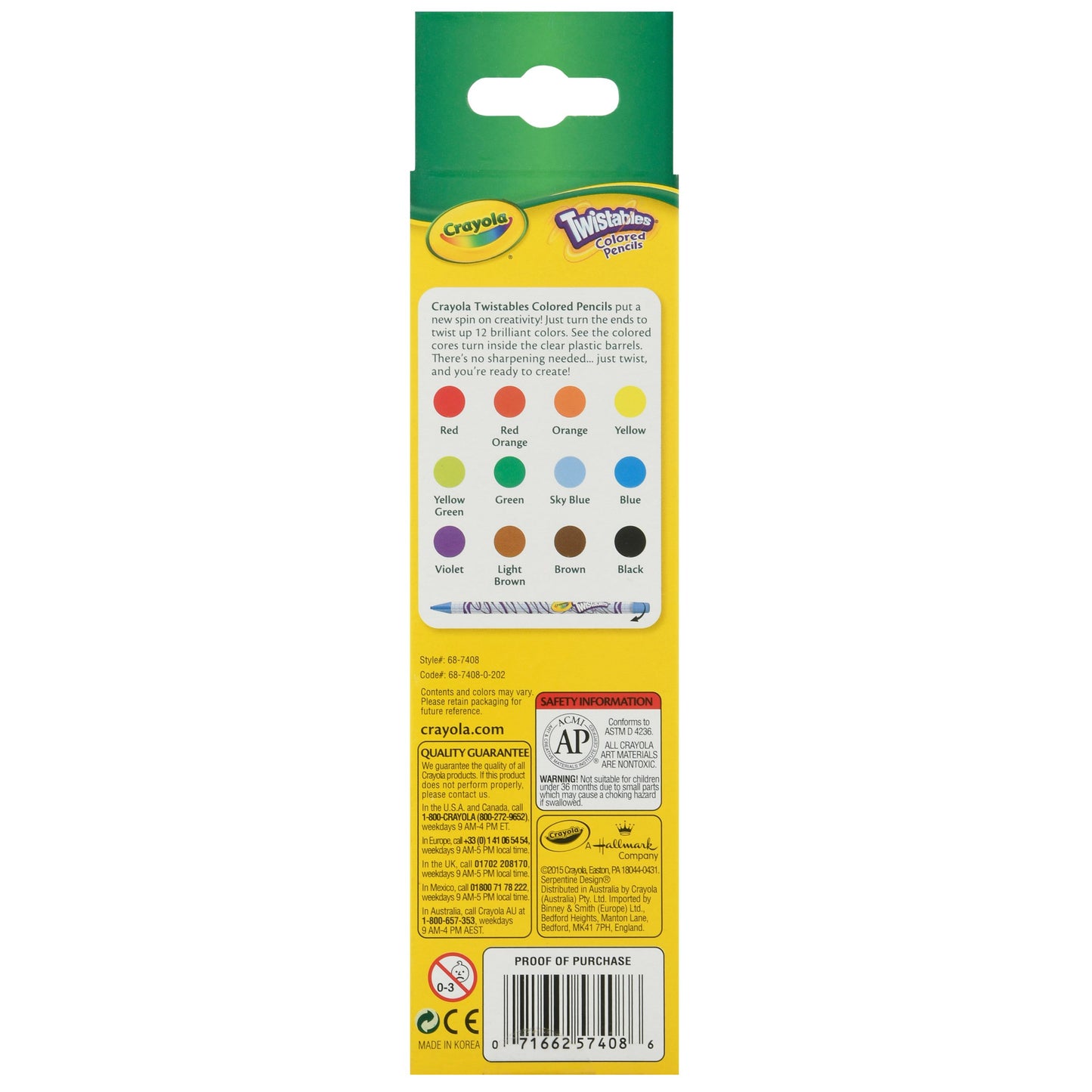 Crayola Twistables Colored Pencils