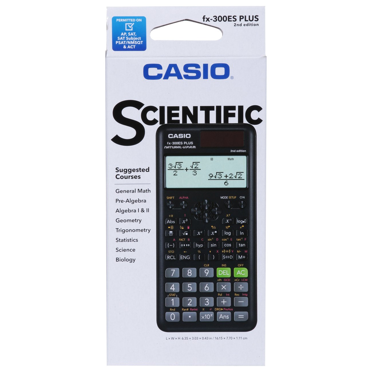 Casio fx-300ES PLUS 2nd Edition Scientific Calculator