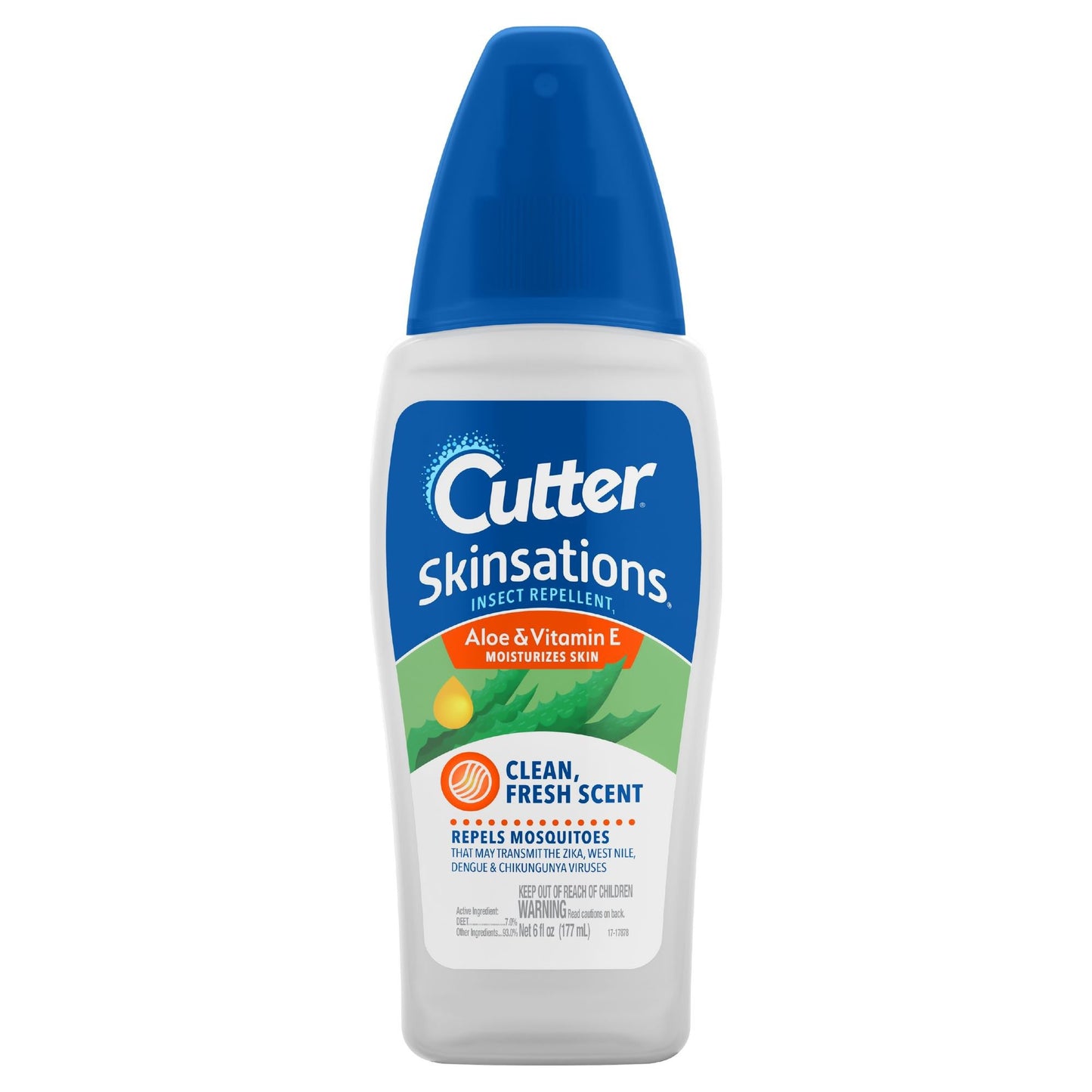 Cutter Skinsations Insect Repellent1 Spray - Clean Fresh Scent