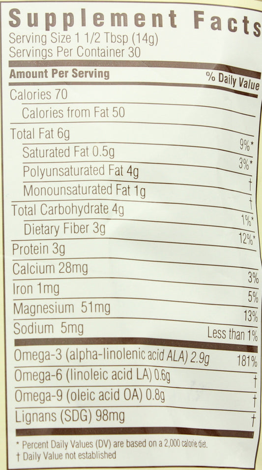 Spectrum Essentials Organic Whole Premium Flaxseed